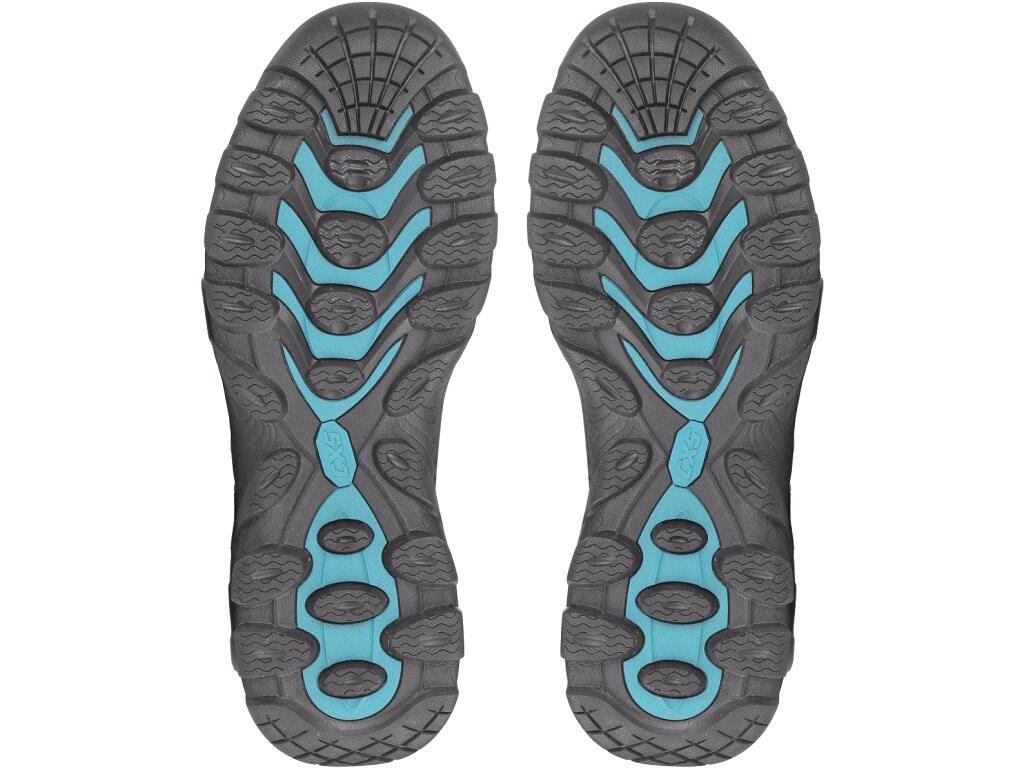 Leisure low footwear CXS ISLAND GILI: Low leisure footwear, combined, reflective accessories. Material: cow suede leather upper combined with textile mesh, permeable textile mater…