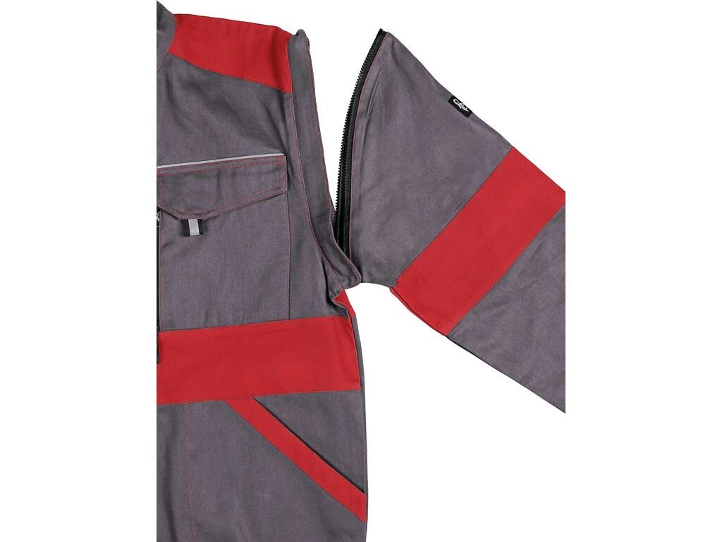 Jacket CXS LUXY EDA: Men’s working jacket, detachable sleeves with elastic cuff, covered zipper fastening with velcro, chest flap pockets, hidden chest zipper pocket, simple side…