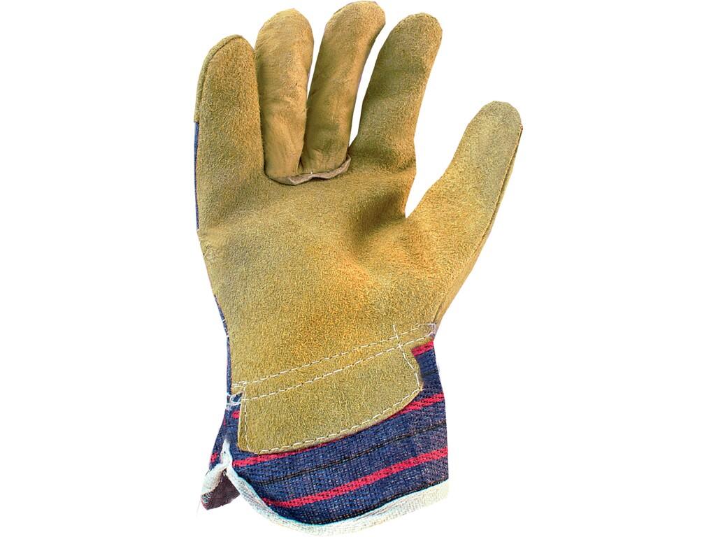 Gloves CXS ZORO: Combined gloves with palm lining. Recommended application: logistics, light industry, hobby, construction, agriculture.