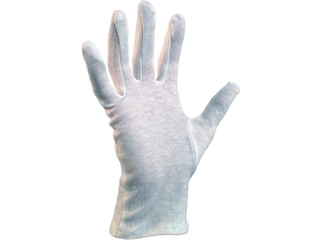 Gloves CXS FAWA with blister: Textile gloves made of bleached cotton knit, fourchette style. Recommended application: handling with light or small items, agriculture, automotive,…