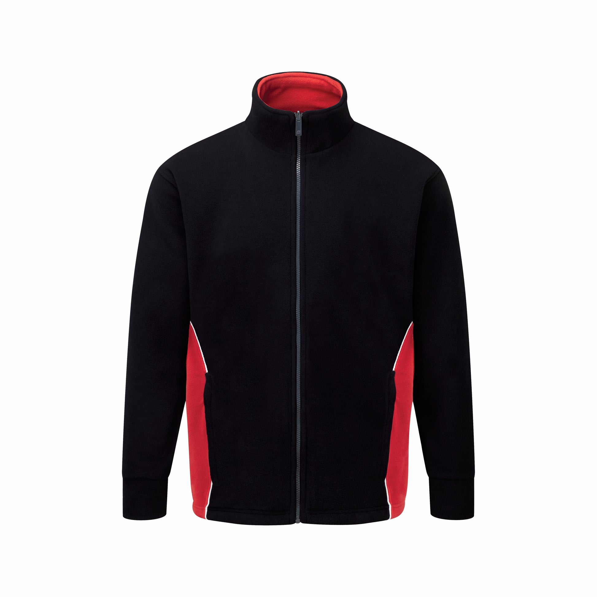 Silverswift Fleece Black - Red Front