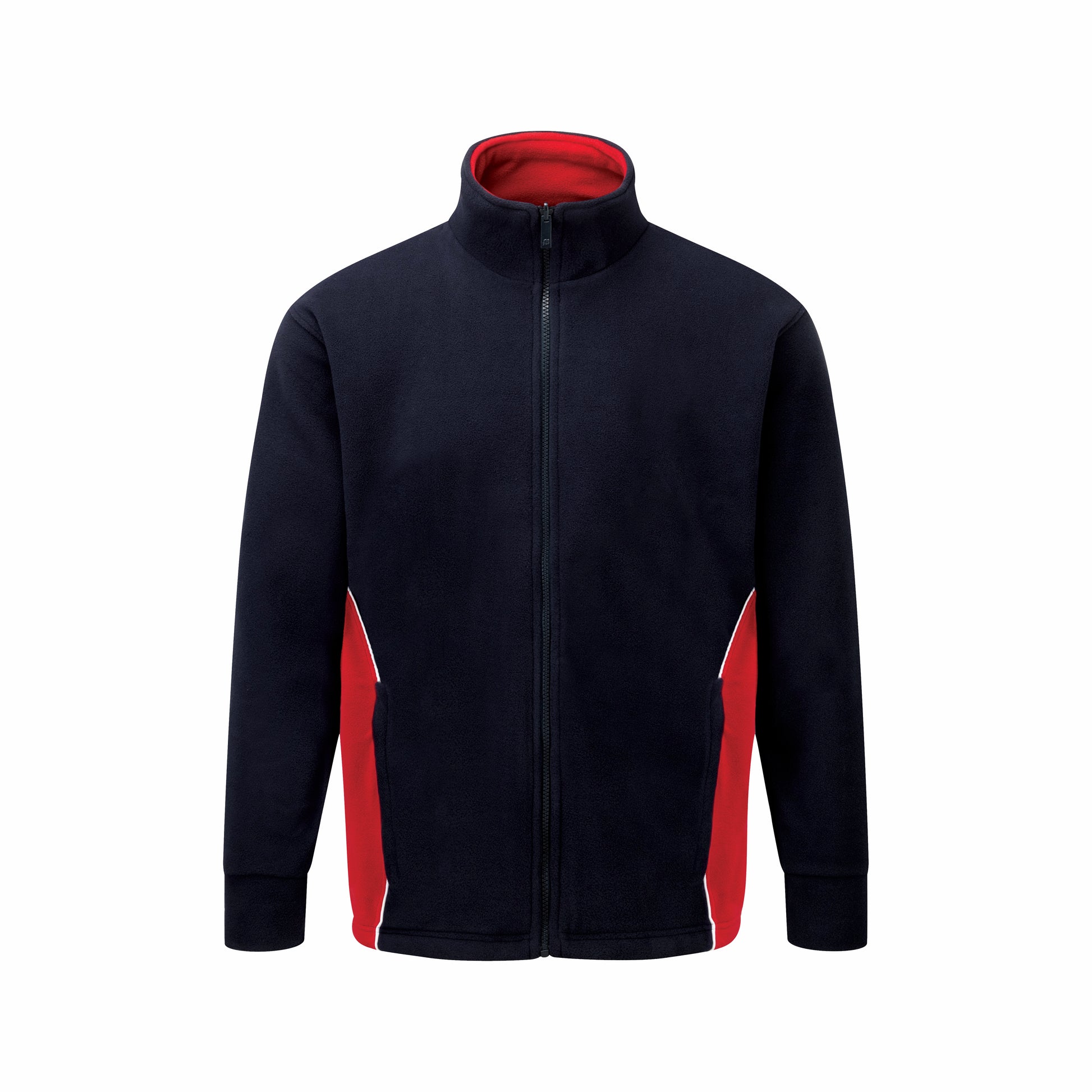 Silverswift Fleece Navy - Red Front