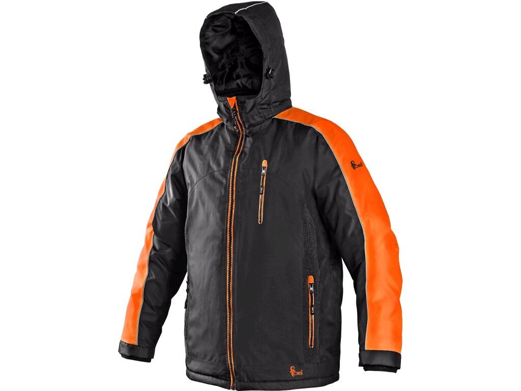 Jacket CXS BRIGHTON: Men’s padded jacket, water-resistant and windproof, underarm ventilation, detachable hood, elastic inner cuff in sleeves, tightening at the bottom, taped seam…
