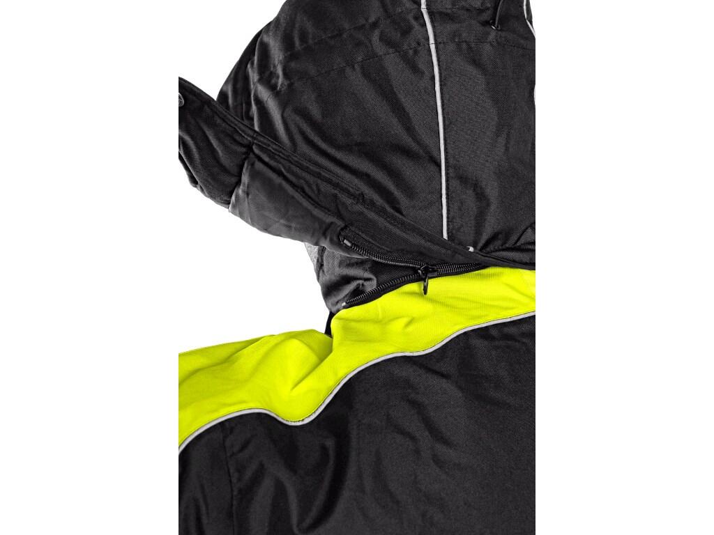 Jacket CXS BRIGHTON: Men’s padded jacket, water-resistant and windproof, underarm ventilation, detachable hood, elastic inner cuff in sleeves, tightening at the bottom, taped seam…