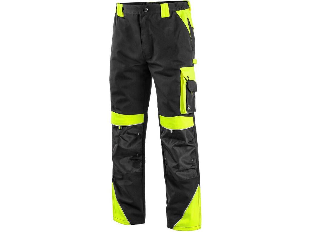 Trousers CXS SIRIUS BRIGHTON: Men’s working trousers, waist with belt loops and side elastic bands, front pockets, multifunctional pockets on both sides, knees reinforced by 600D…