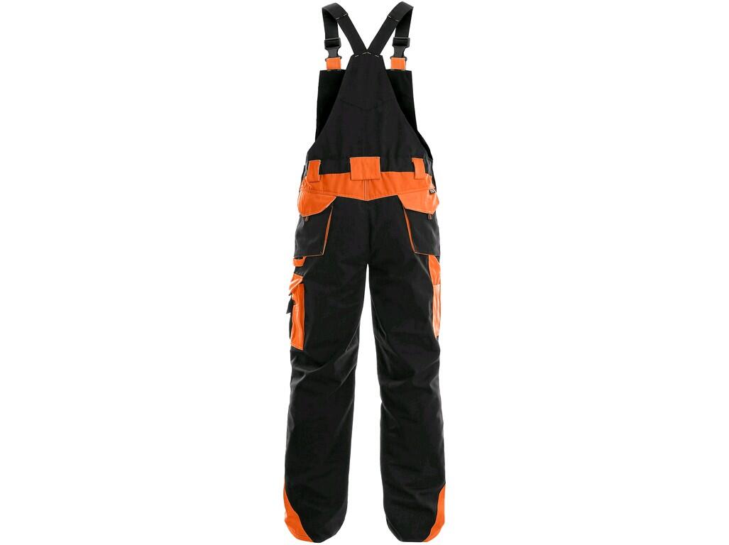 Bibpants CXS SIRIUS BRIGHTON: Men´s bibpants, reinforced knees with possibility to insert knee protectors, waist with belt loops, front pockets, multifunctional side pockets, back…