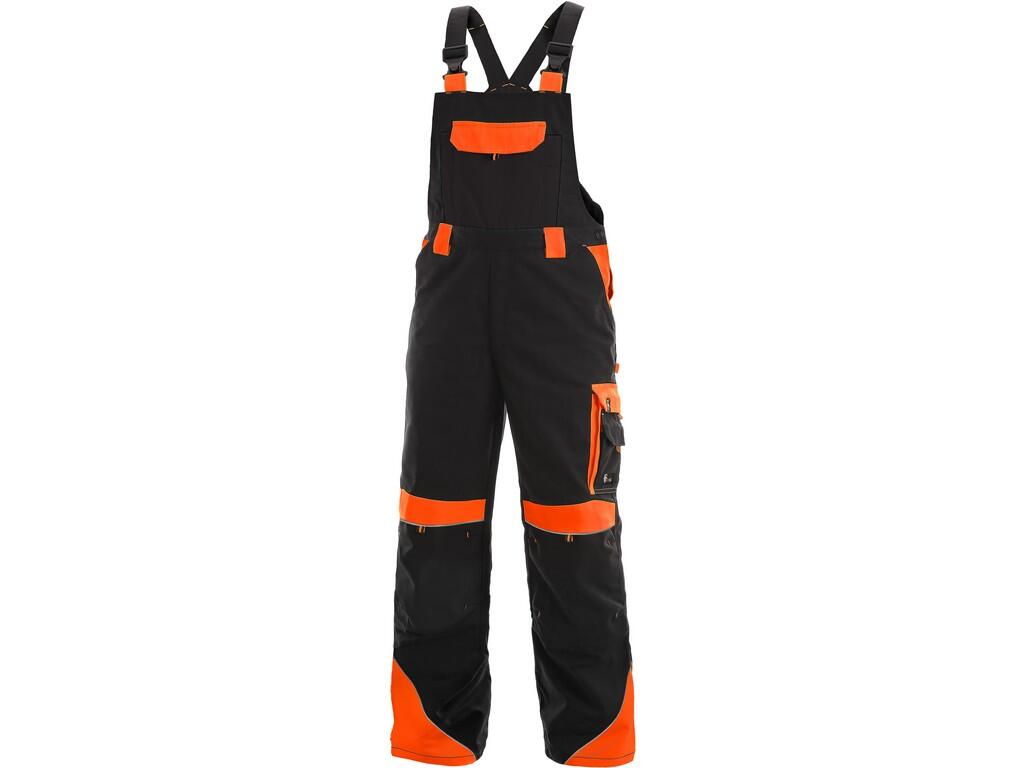 Bibpants CXS SIRIUS BRIGHTON: Men´s bibpants, reinforced knees with possibility to insert knee protectors, waist with belt loops, front pockets, multifunctional side pockets, back…