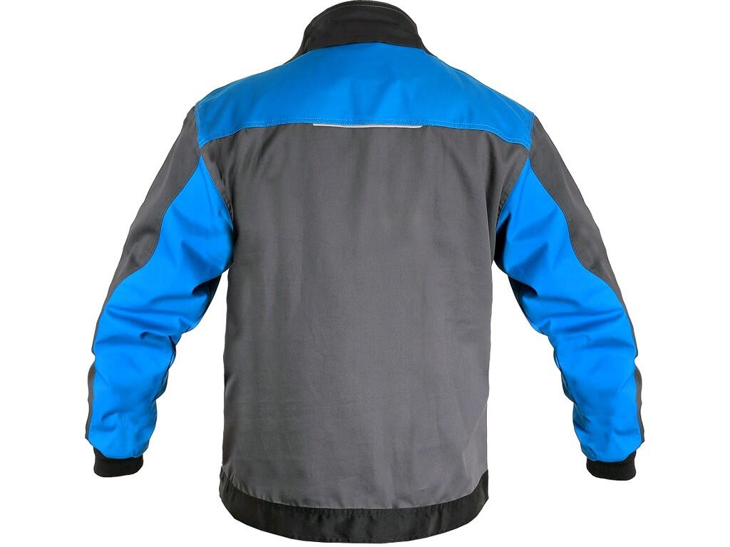 Jacket CXS PHOENIX PERSEUS: Men ́s working jacket made of lightweight material, sleeves with elastic cuff, zipper fastening, chest flap pockets, simple side pockets, reflective ac…
