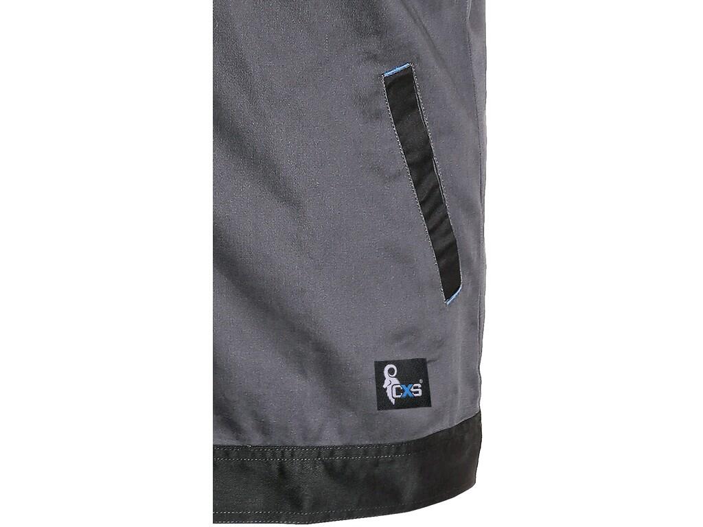 Jacket CXS PHOENIX PERSEUS: Men ́s working jacket made of lightweight material, sleeves with elastic cuff, zipper fastening, chest flap pockets, simple side pockets, reflective ac…