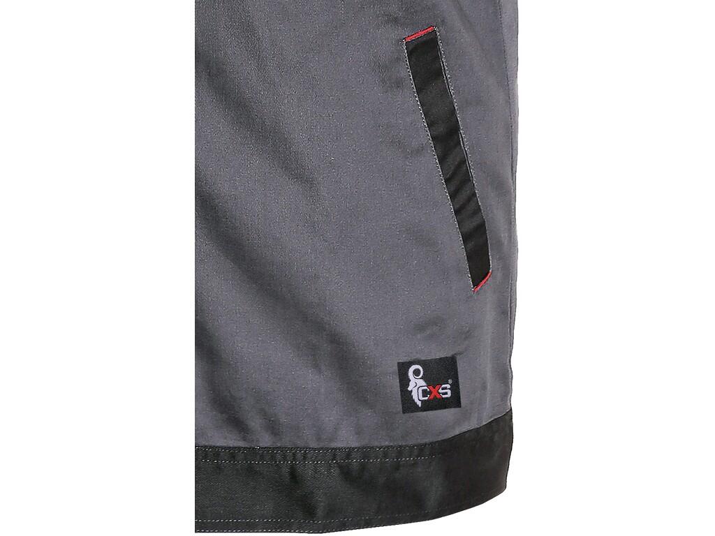 Jacket CXS PHOENIX PERSEUS: Men ́s working jacket made of lightweight material, sleeves with elastic cuff, zipper fastening, chest flap pockets, simple side pockets, reflective ac…