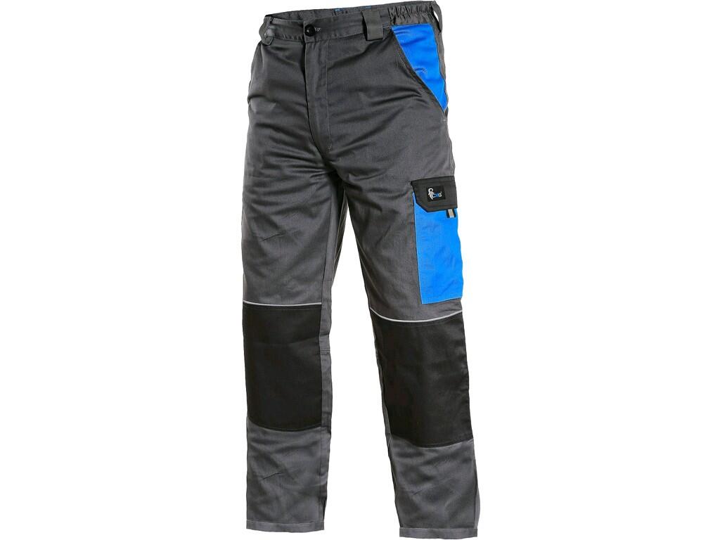 Trousers CXS PHOENIX CEFEUS: Men ́s working trousers made of lightweight material, waist with belt loops and side elastic band, front pockets, side flap pocket, tape/folding measu…