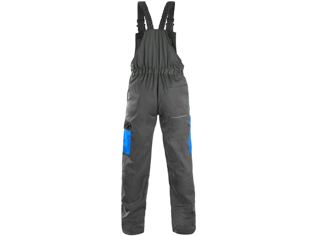 Bibpants CXS PHOENIX CRONOS: Men ́s working trousers with bib, made of lightweight material, bib flap pocket, front pockets, side flap pocket, tape/folding measure pocket, double…