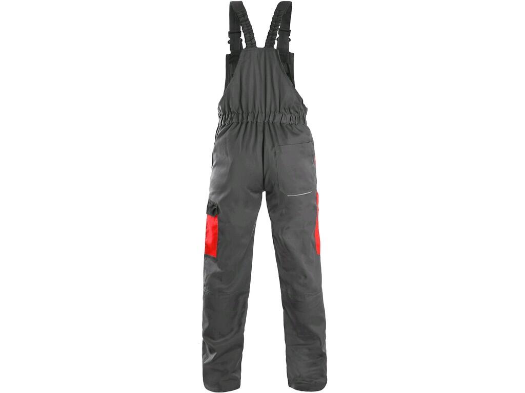 Bibpants CXS PHOENIX CRONOS: Men ́s working trousers with bib, made of lightweight material, bib flap pocket, front pockets, side flap pocket, tape/folding measure pocket, double…