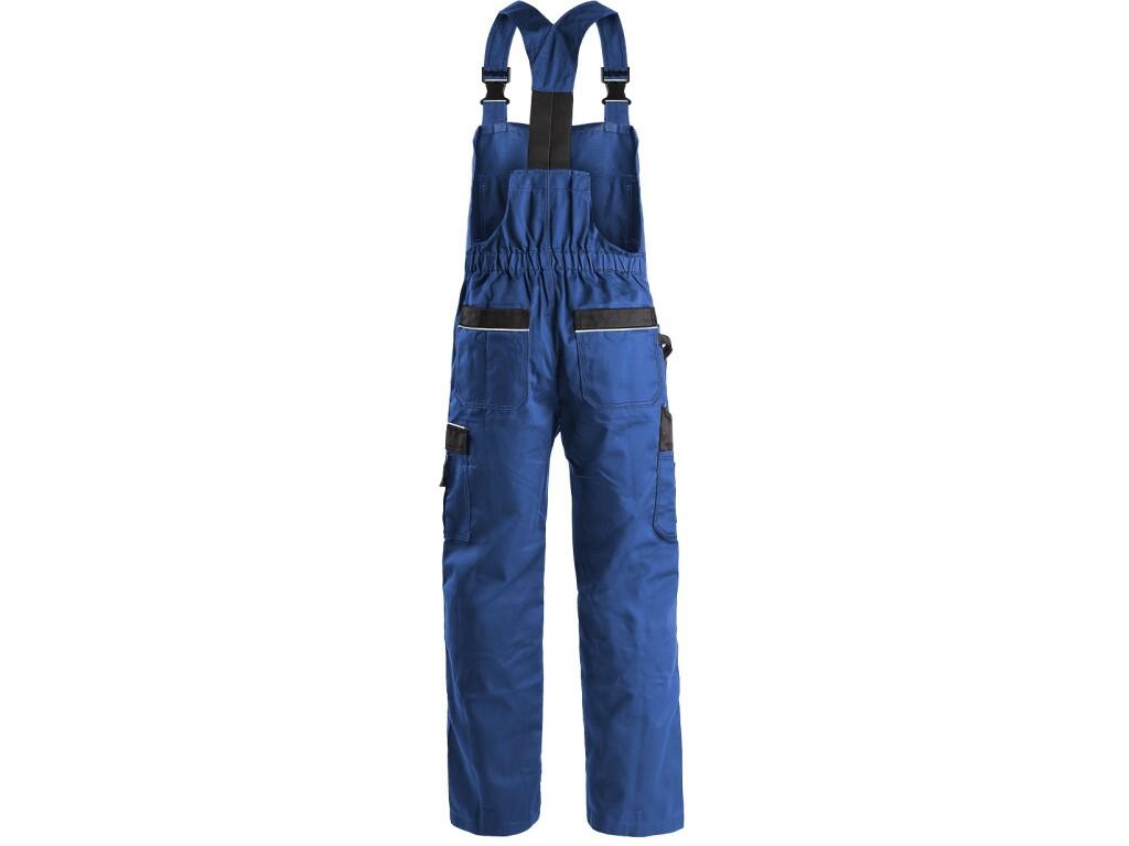 Bibpants CXS ORION KRYŠTOF: Men’s working trousers with bib, bib flap pockets, waist with belt loops and elastic band in the back, front pockets with loops for tools, multifunctio…