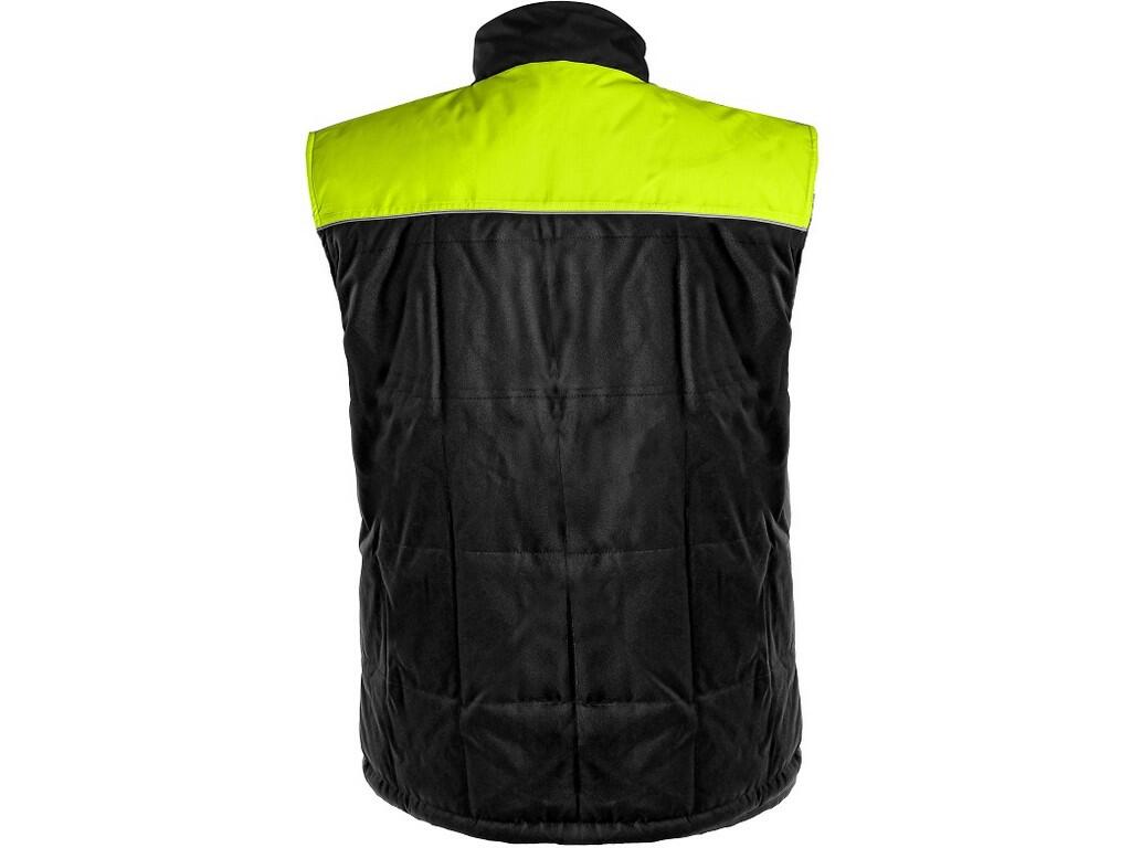 Vest CXS SEATTLE: Men’s padded vest, water-resistant with fleece collar, reflective stripes, zipper fastening, tightening on bottom part. Pockets: 2 bottom pockets with reflective…
