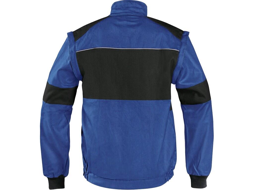 Jacket CXS LUXY EDA: Men’s working jacket, detachable sleeves with elastic cuff, covered zipper fastening with velcro, chest flap pockets, hidden chest zipper pocket, simple side…