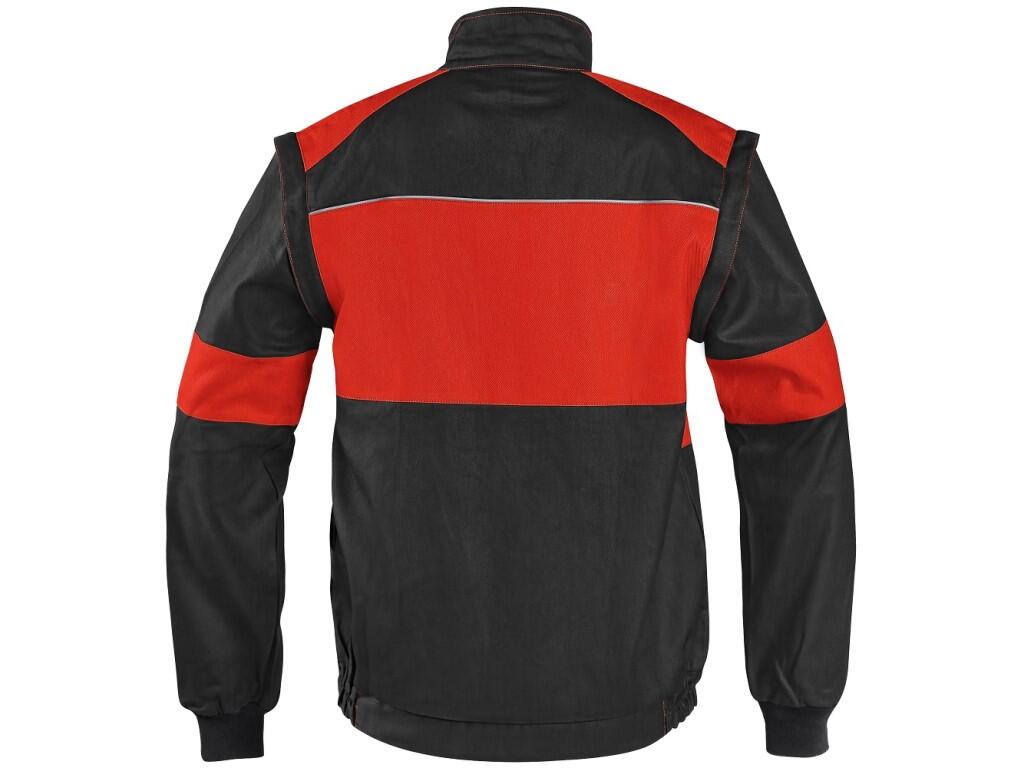 Jacket CXS LUXY EDA: Men’s working jacket, detachable sleeves with elastic cuff, covered zipper fastening with velcro, chest flap pockets, hidden chest zipper pocket, simple side…