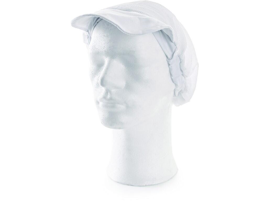 Hat NELA: Chef ́s beret with a peak, elastic band for fixing. Recommended application: chefs, apprentices.
