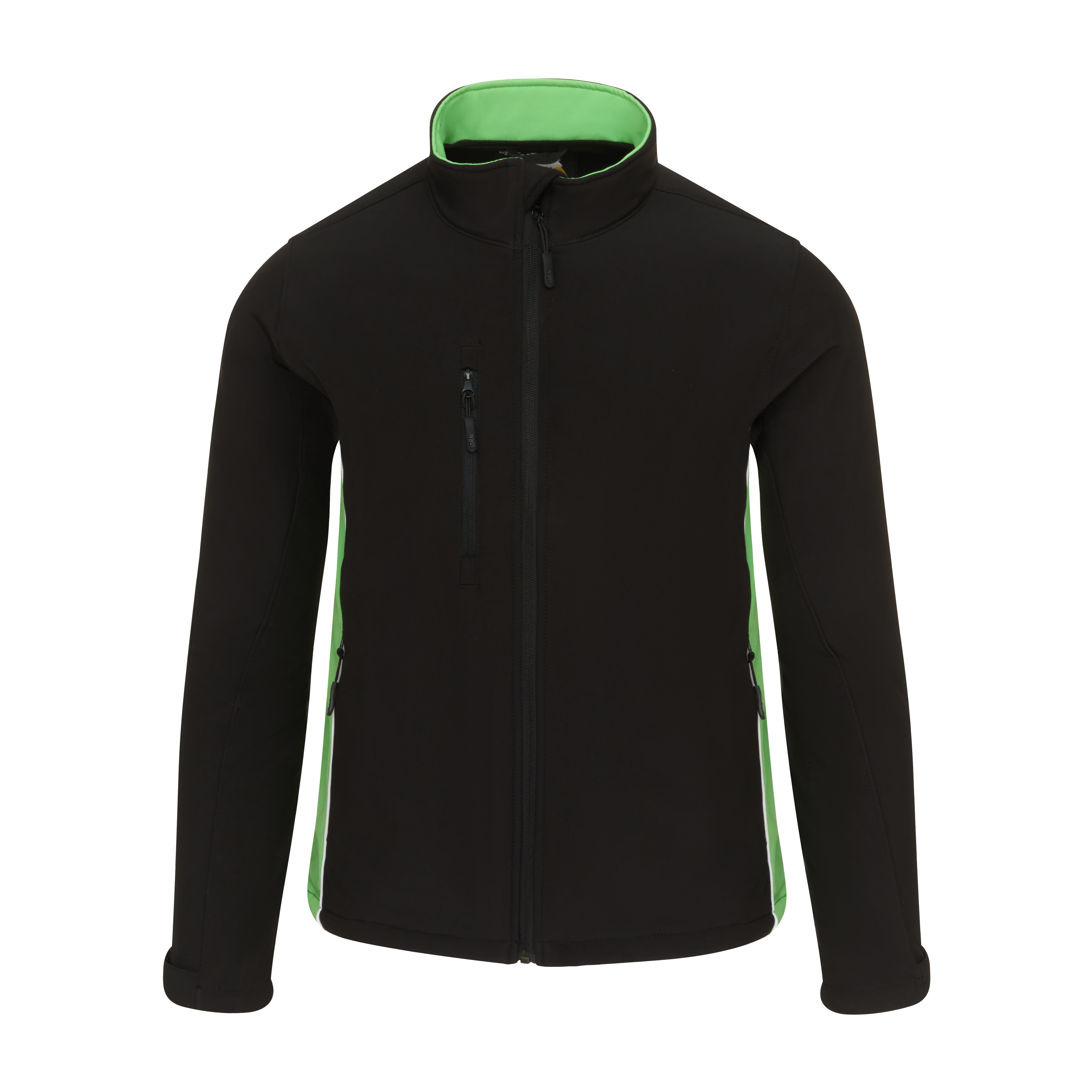 Silverswift Softshell Black - Lime Front