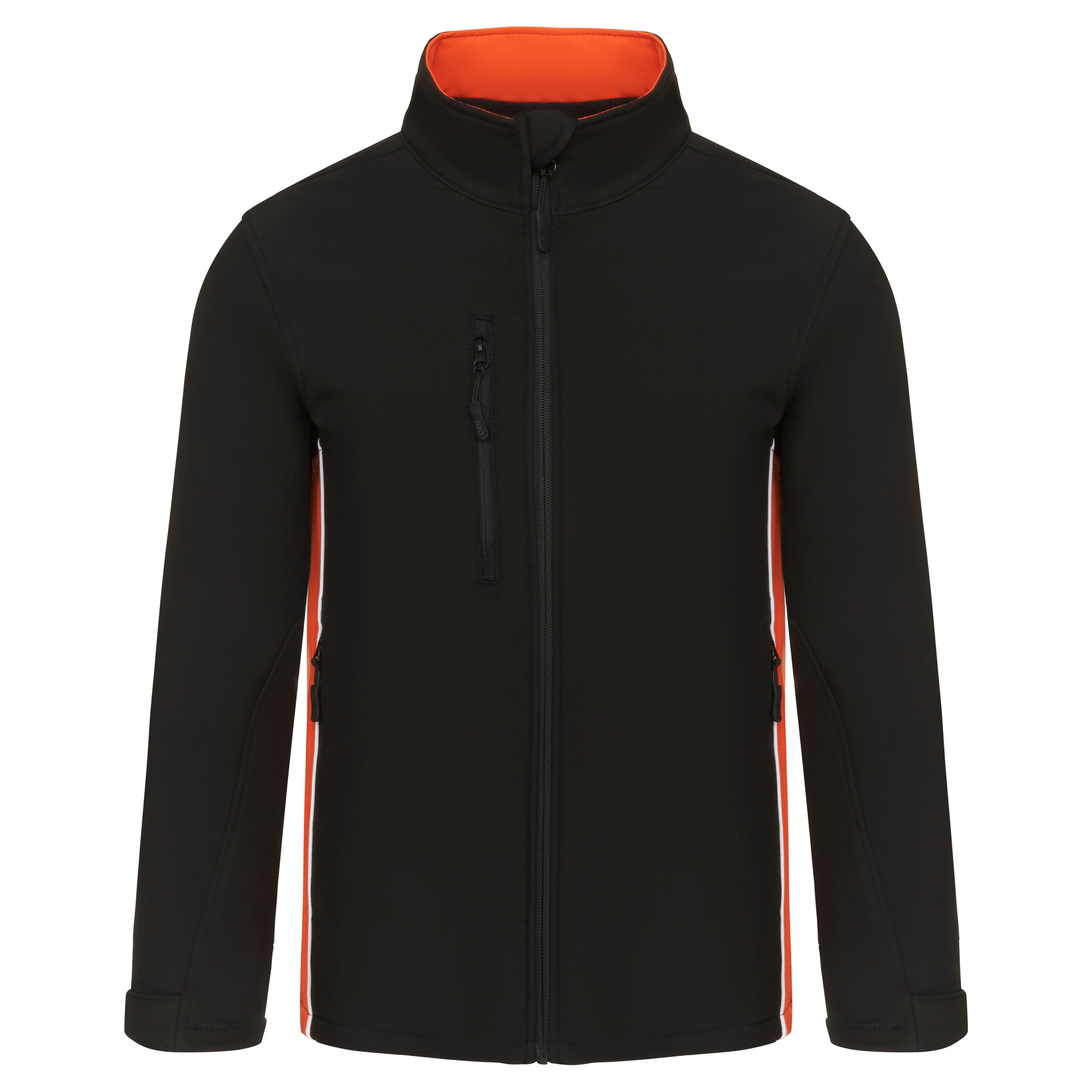 Silverswift Softshell Black - Orange Front