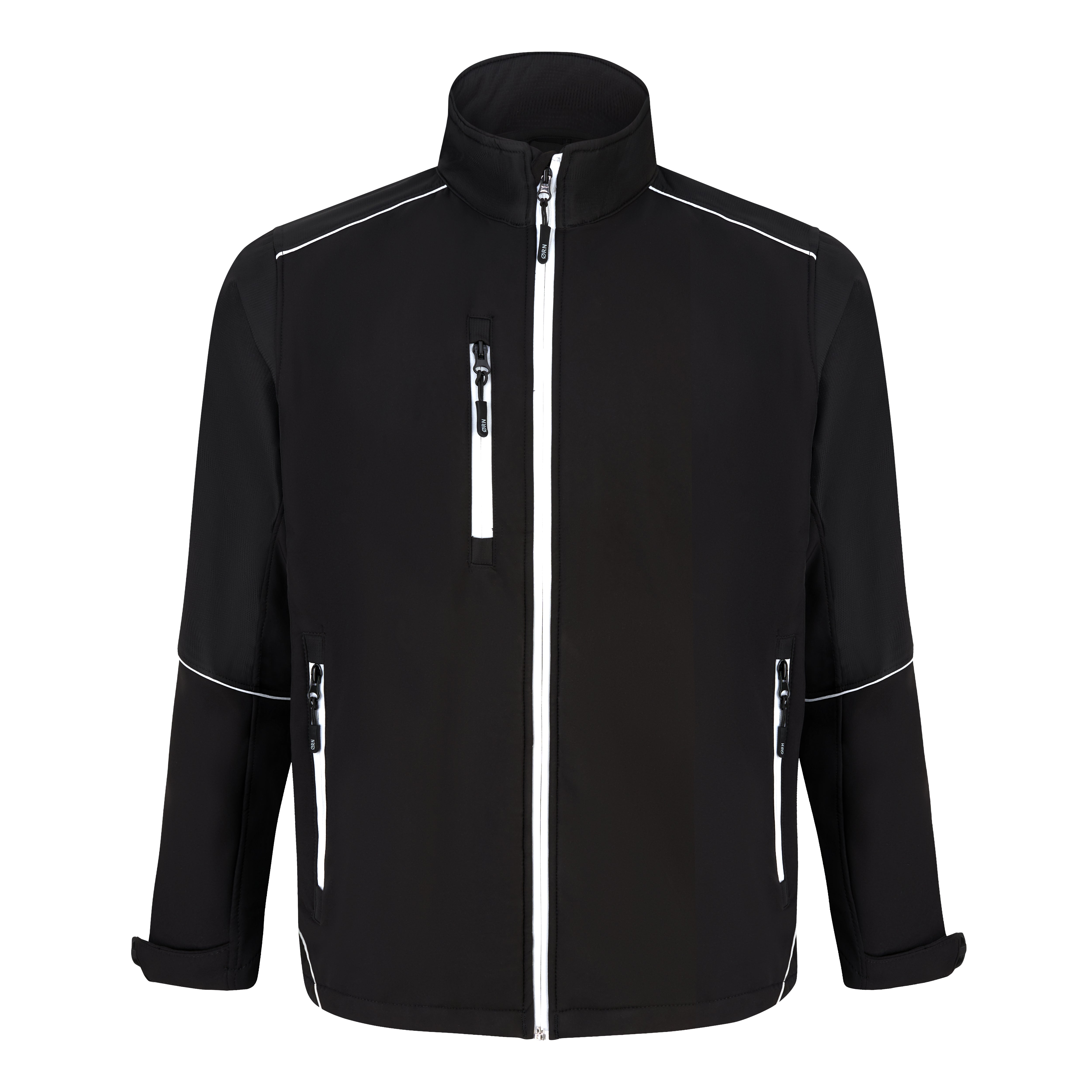 Fireback Softshell Black - Black Front