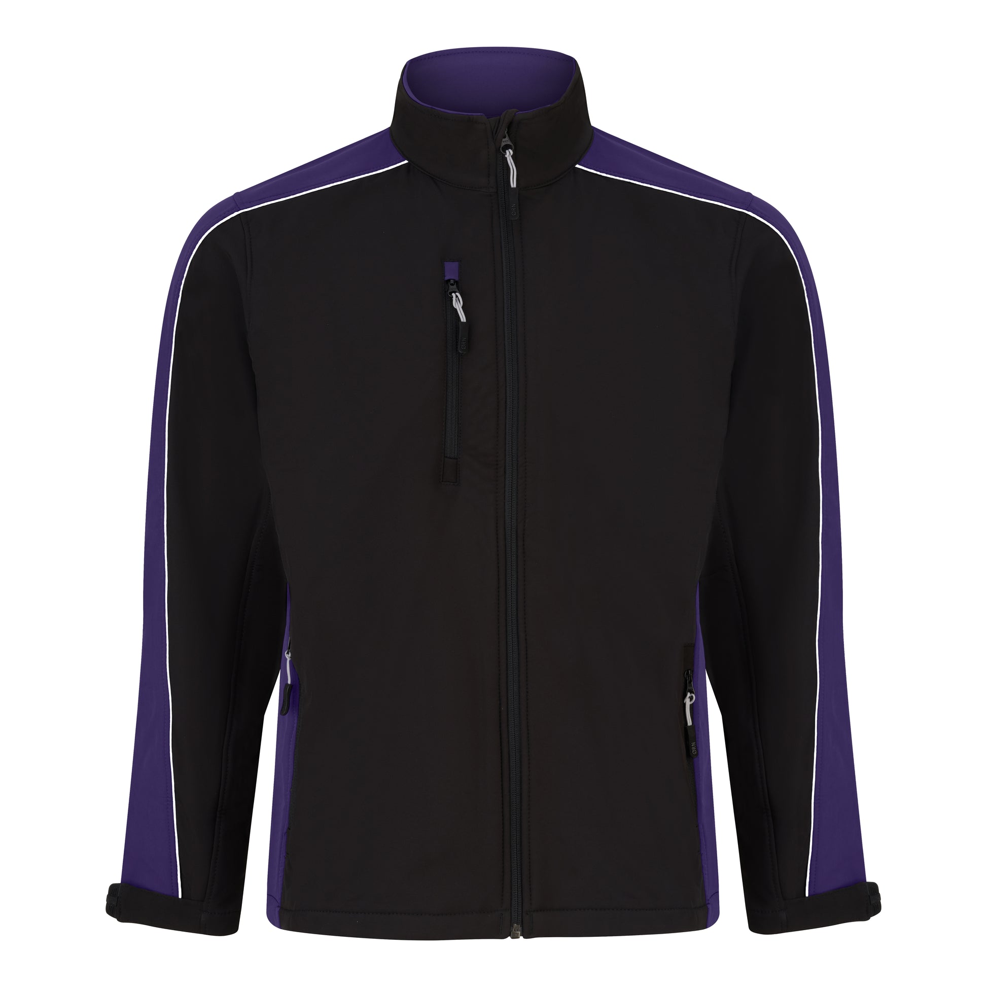 Avocet Softshell Black - Purple Front