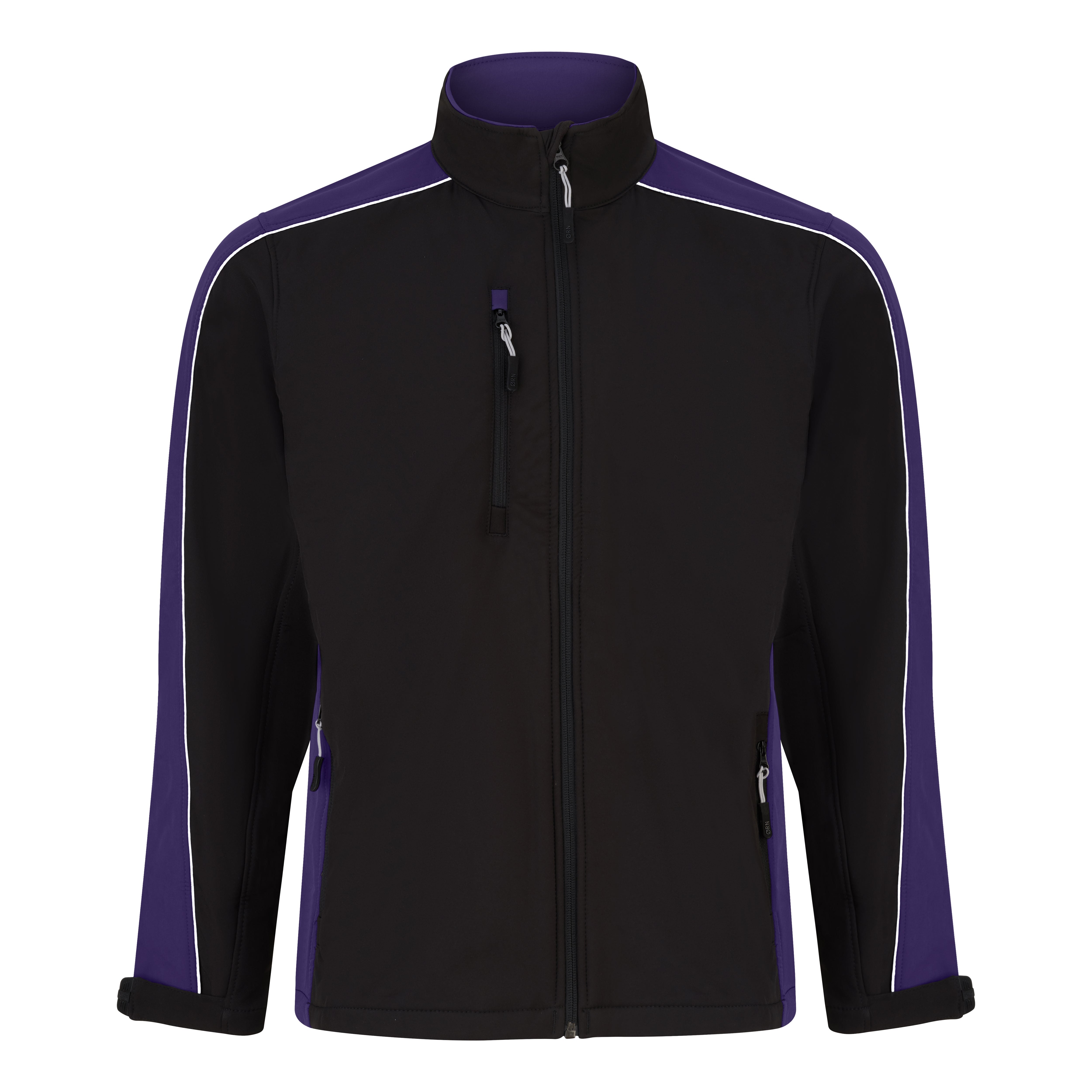 Avocet Softshell Black - Purple Front