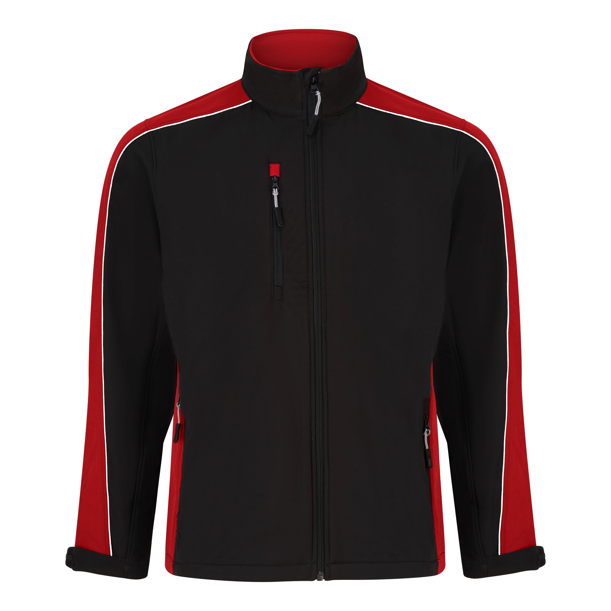 Avocet Softshell Black - Red Front