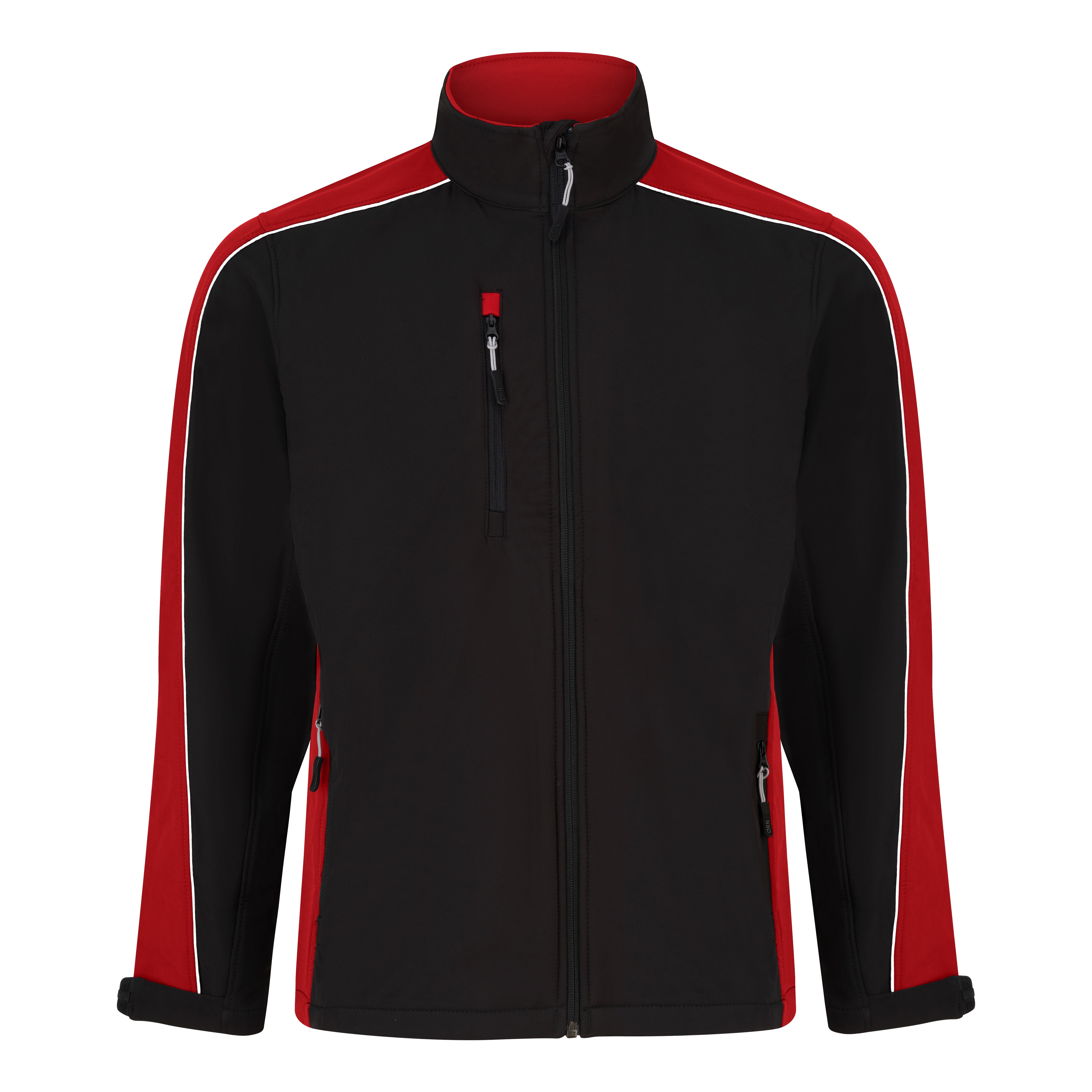 Avocet Softshell Black - Red Front