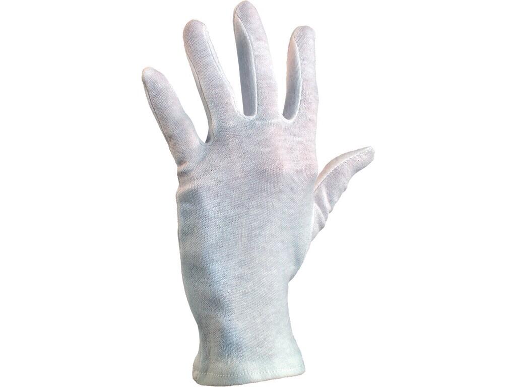 Gloves CXS FAWA with blister: Textile gloves made of bleached cotton knit, fourchette style. Recommended application: handling with light or small items, agriculture, automotive,…