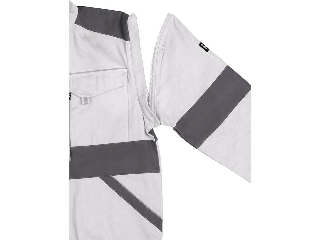 Jacket CXS LUXY EDA: Men’s working jacket, detachable sleeves with elastic cuff, covered zipper fastening with velcro, chest flap pockets, hidden chest zipper pocket, simple side…