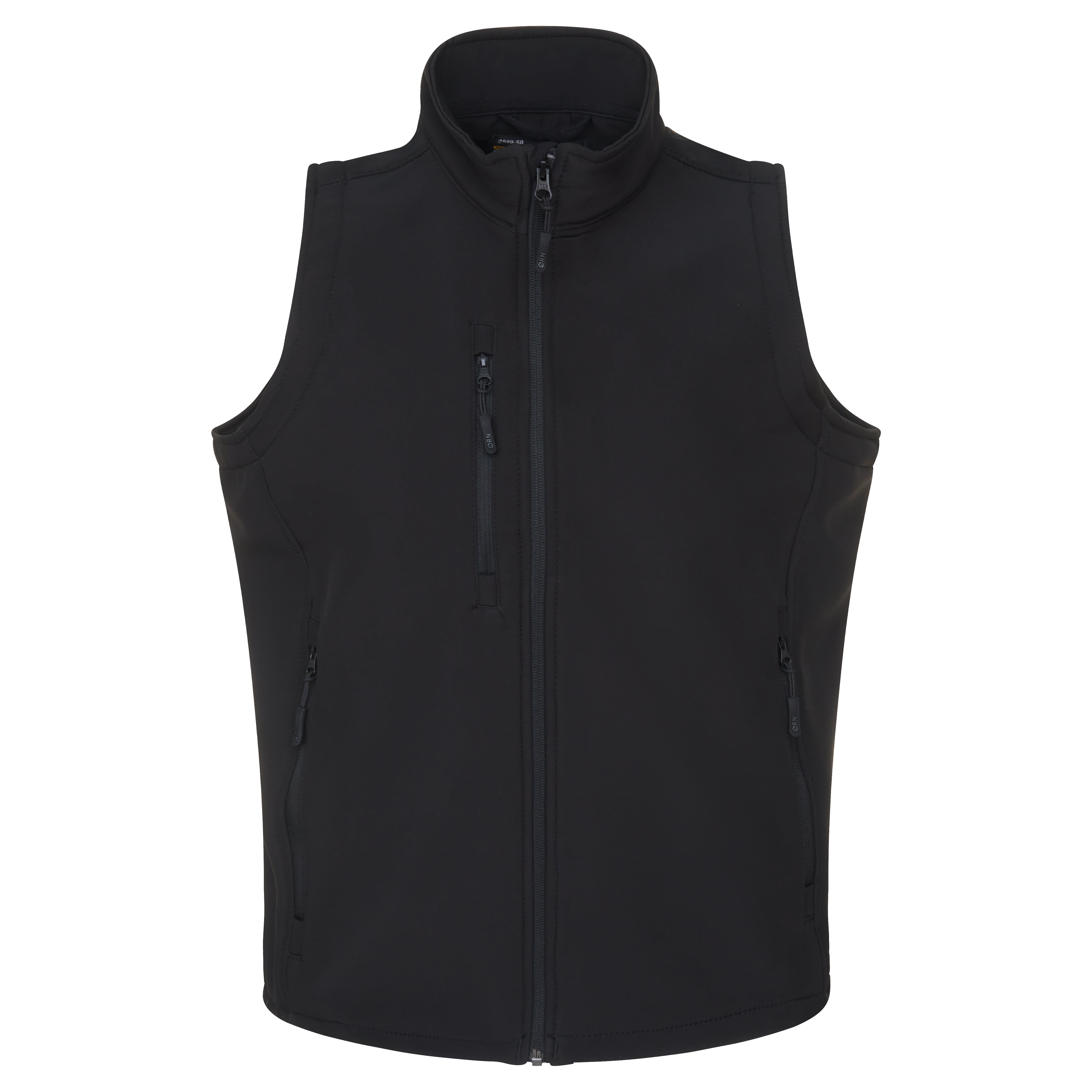 Lapwing Softshell Gilet Black Front