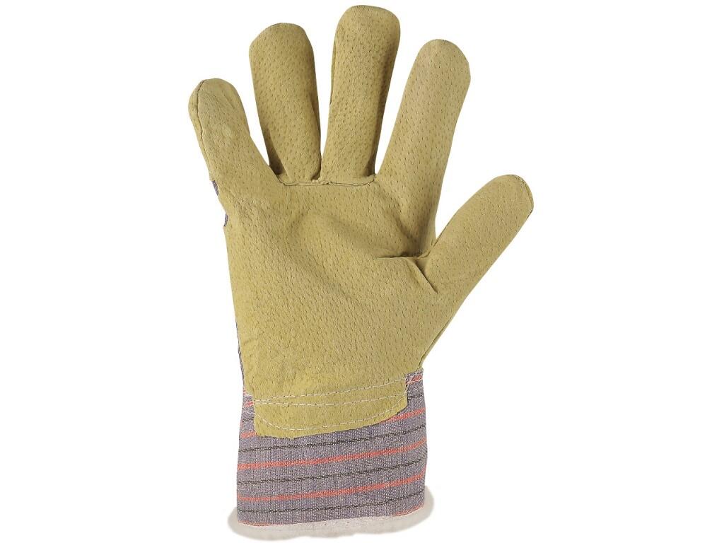 Gloves CXS ZORO WINTER: Combined winter gloves padded with plush lining. Recommended application: construction, logistics, work in a dry and cold environment, agriculture.
