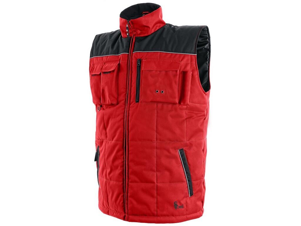 Vest CXS SEATTLE: Men’s padded vest, water-resistant with fleece collar, reflective stripes, zipper fastening, tightening on bottom part. Pockets: 2 bottom pockets with reflective…