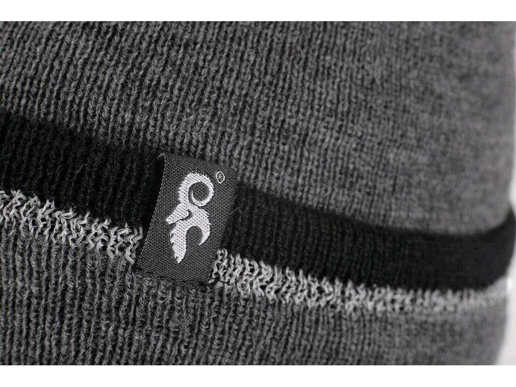 Hat CXS IVANUS: Knitted hat with reflective strap.