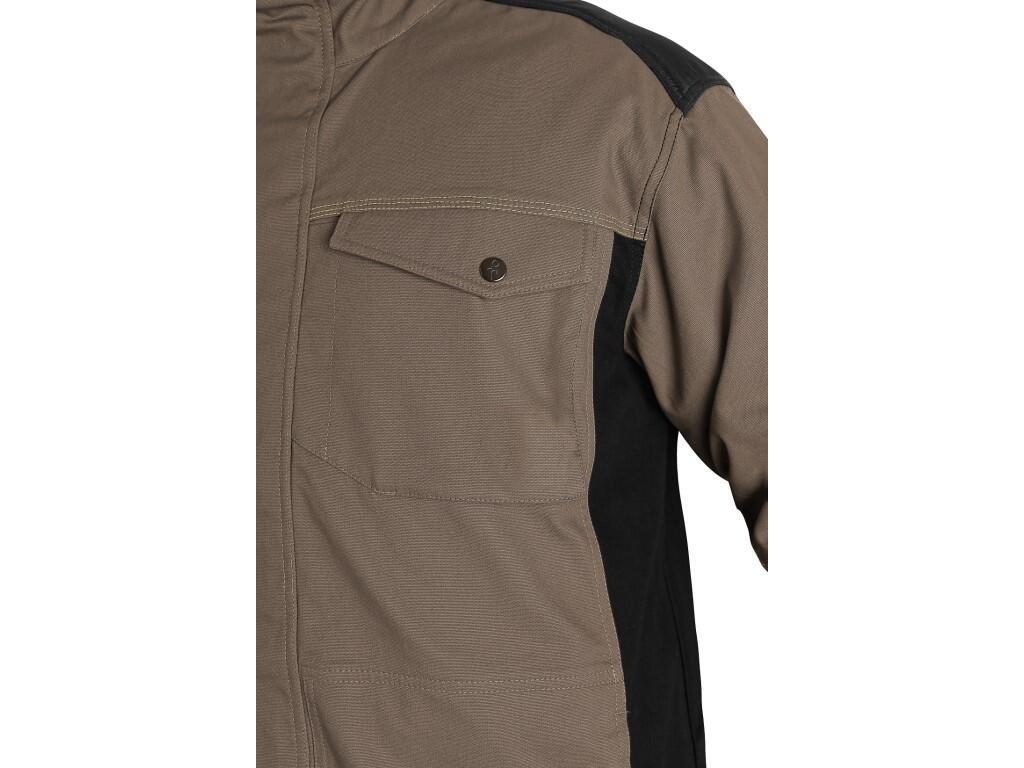 Workig jacket CXS STRETCH: Men’s working jacket, stretch fabric allowing free movement, shoulders reinforced by 600D polyester, sleeves with adjustable cuff, flap pocket on the le…