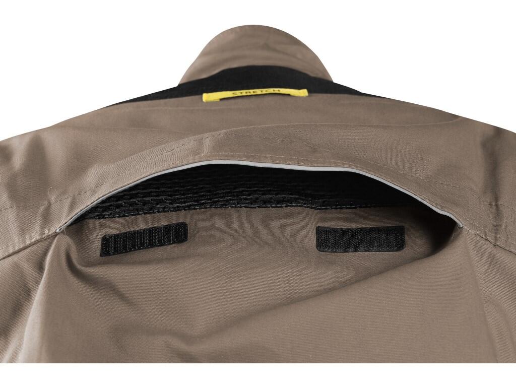 Workig jacket CXS STRETCH: Men’s working jacket, stretch fabric allowing free movement, shoulders reinforced by 600D polyester, sleeves with adjustable cuff, flap pocket on the le…