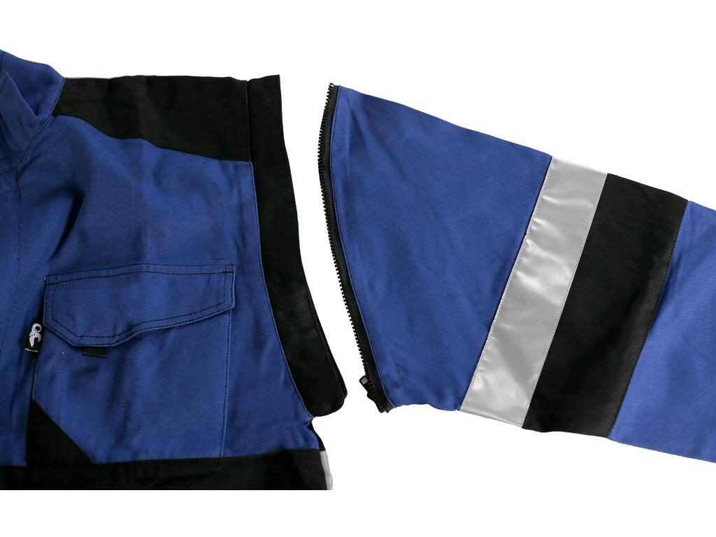 Jacket CXS LUXY BRIGHT: Men’s working jacket, detachable sleeves with elastic cuff, covered zipper fastening with velcro, chest flap pockets, hidden chest zipper pocket, simple si…