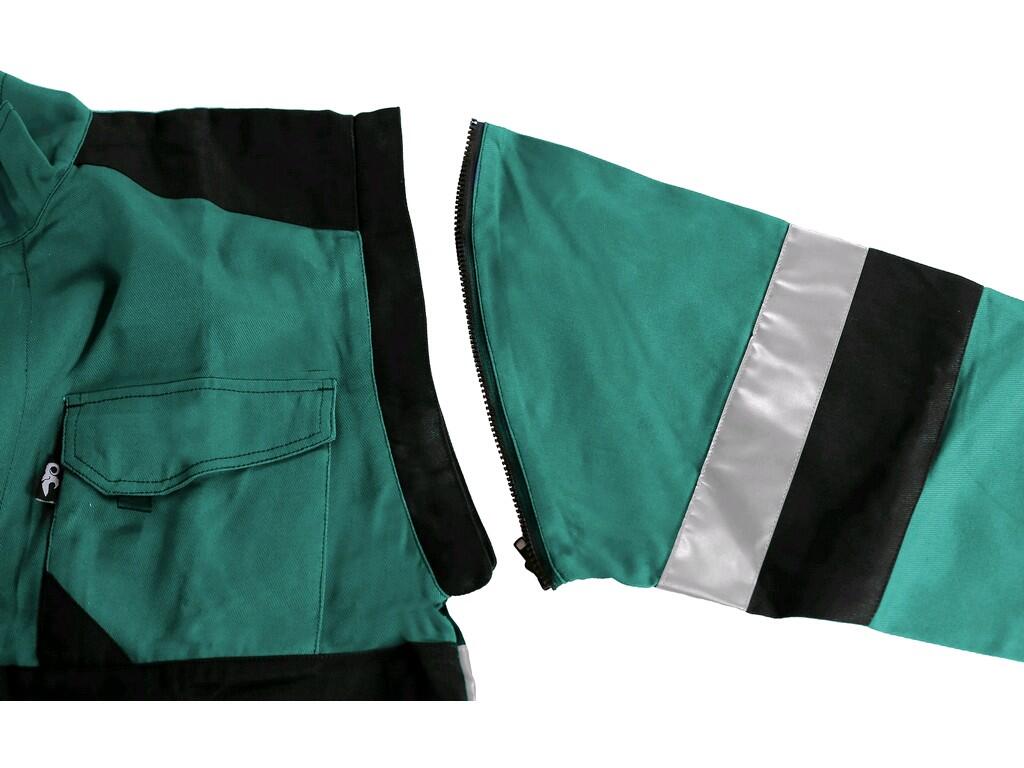 Jacket CXS LUXY BRIGHT: Men’s working jacket, detachable sleeves with elastic cuff, covered zipper fastening with velcro, chest flap pockets, hidden chest zipper pocket, simple si…