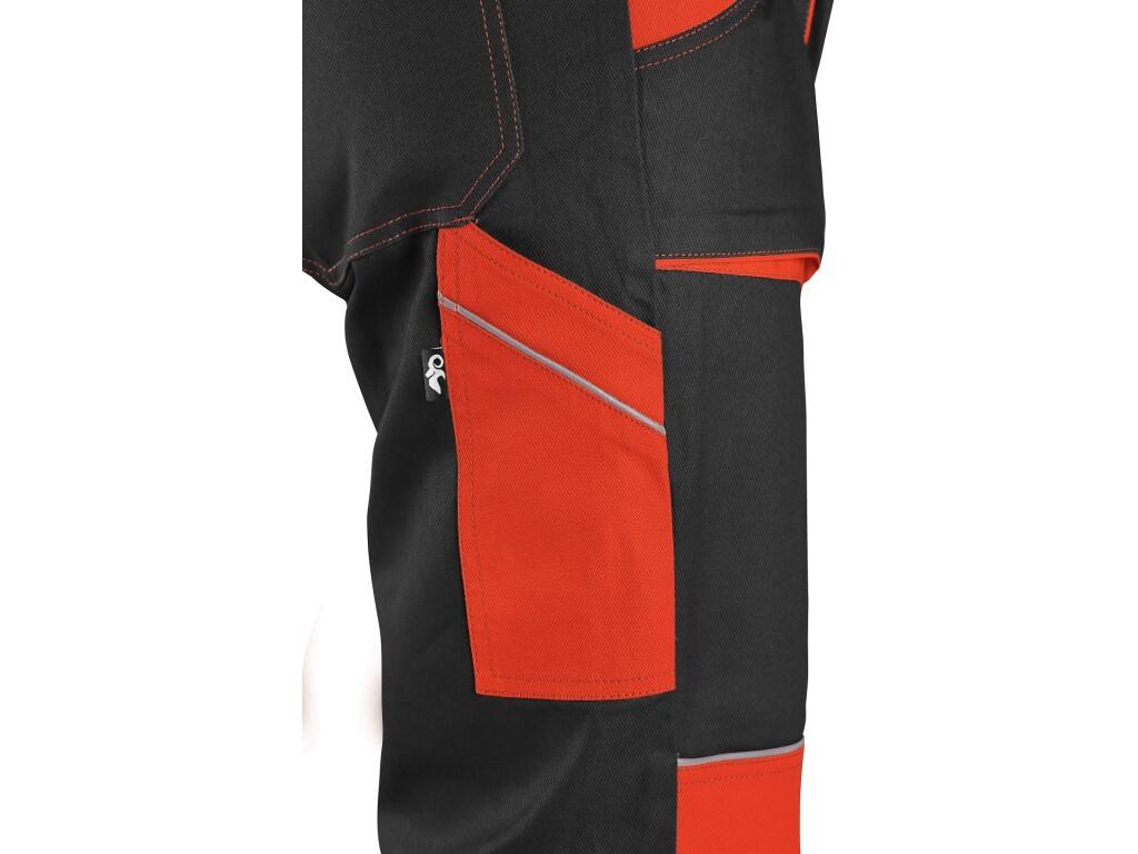Trousers CXS LUXY JOSEF: Men’s working trousers, waist with belt loops and elastic band in the back, front pockets, side pocket for tape / folding measure, side pocket for mobile…