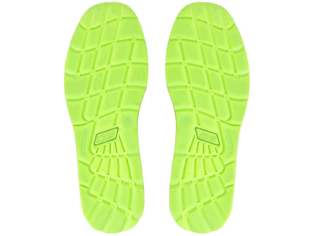 Low footwear CXS TEXLINE RAB S1: Low footwear, textile, reflective accessories. Material: 1,8 - 2,0 mm polyester upper washable up to 30°C, reinforced microfibre overcap, 3-layer…