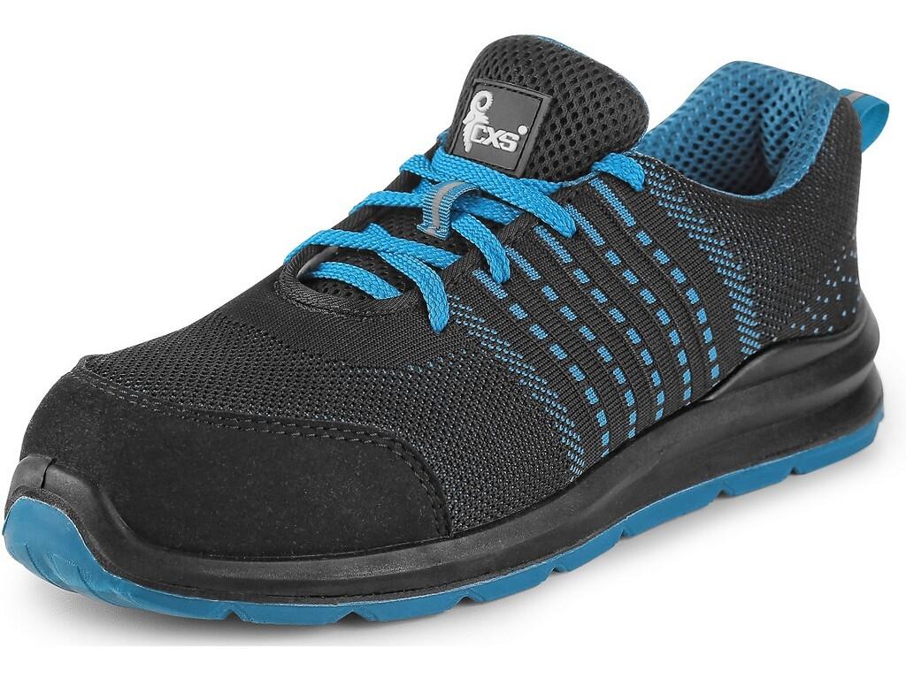 Low footwear CXS TEXLINE KORNAT O1: Low footwear, textile, reflective accessories. Material: 1,8 - 2,0 mm polyester upper washable up to 30°C, reinforced microfibre overcap, 3-lay…