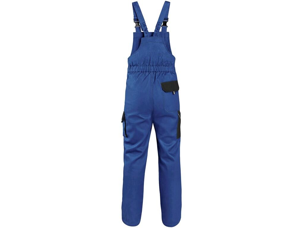 Bibpants CXS LUXY ROBIN: Men’s working trousers with bib, bib zipper pocket, waist with elastic band in the back, front pockets, side pocket for tape / folding measure, side pocke…