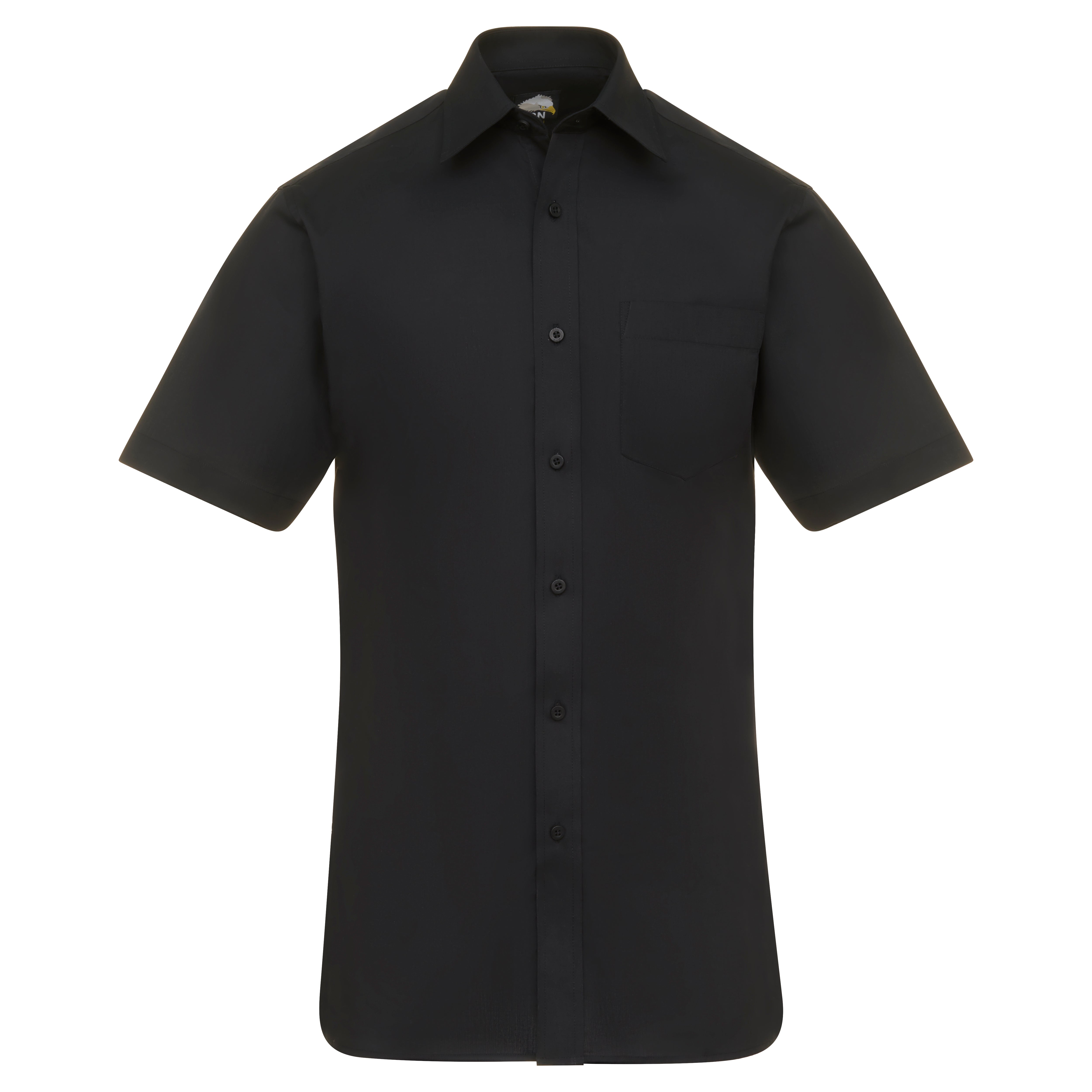 The Essential S/S Shirt Black Front