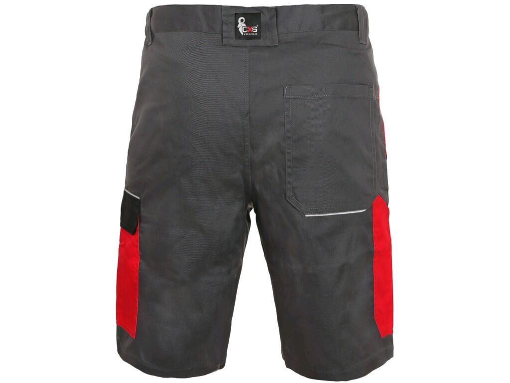 Shorts CXS PHOENIX ZEFYROS: Men’s working shorts made of lightweight material, waist with belt loops and side elastic band, front pockets, side flap pocket, tape/folding measure p…
