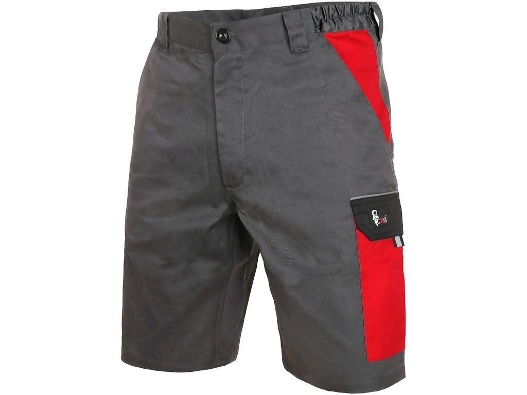 Shorts CXS PHOENIX ZEFYROS: Men’s working shorts made of lightweight material, waist with belt loops and side elastic band, front pockets, side flap pocket, tape/folding measure p…
