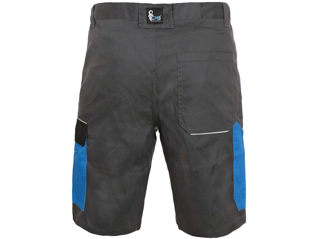 Shorts CXS PHOENIX ZEFYROS: Men’s working shorts made of lightweight material, waist with belt loops and side elastic band, front pockets, side flap pocket, tape/folding measure p…