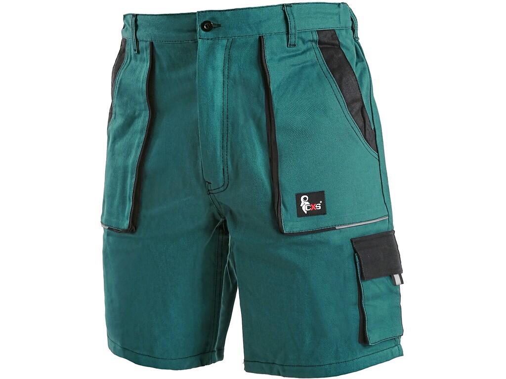 Shorts CXS LUXY TOMÁŠ: Men’s working shorts, waist with belt loops and elastic band in the back, front pockets, side pocket for tape / folding measure, side pocket for mobile phon…
