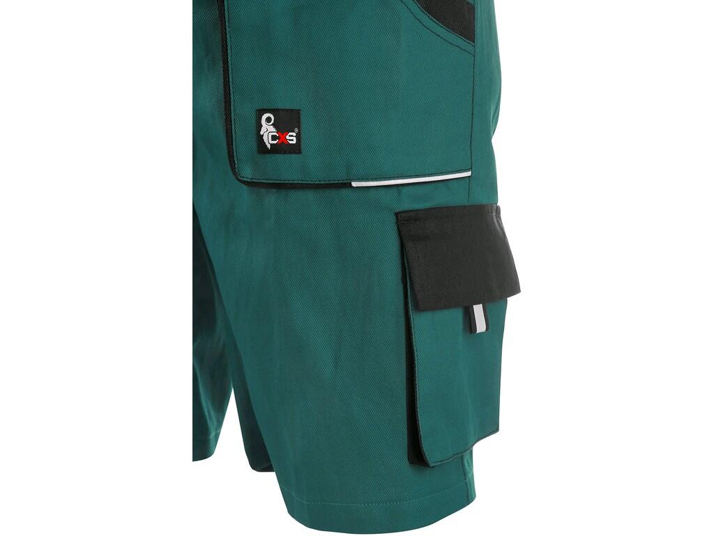 Shorts CXS LUXY TOMÁŠ: Men’s working shorts, waist with belt loops and elastic band in the back, front pockets, side pocket for tape / folding measure, side pocket for mobile phon…