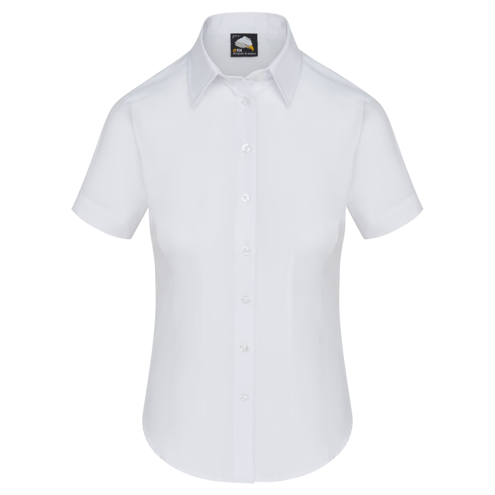 The Essential S/S Blouse White Front
